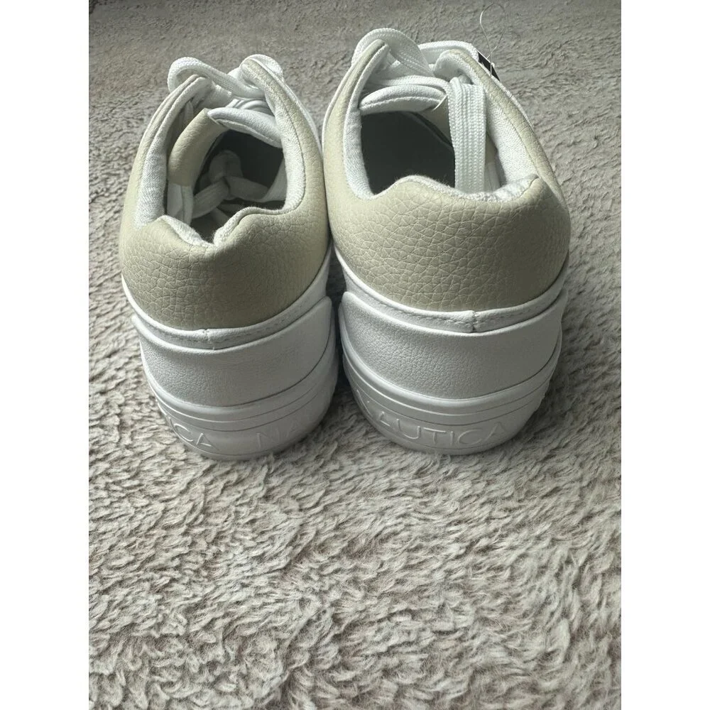 Nautica Lambie Women’s Size 9 White/Bone Sneakers NWT Read Description - Picture 5 of 16